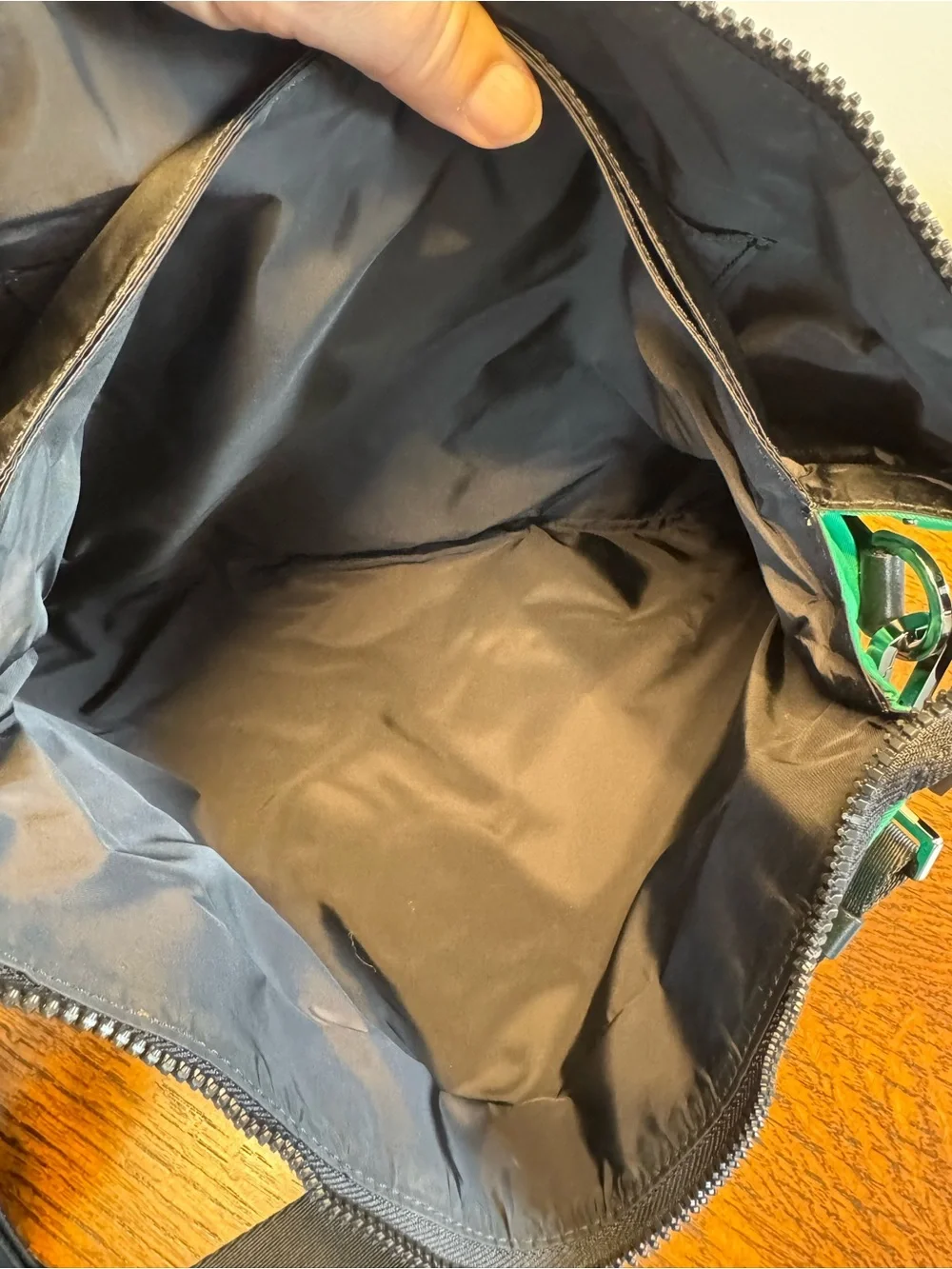 Versace La Medusa Green Nylon Crossbody Messenger Bag with COA